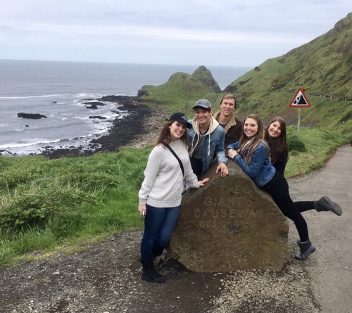 ASU students in Ireland for their study abroad